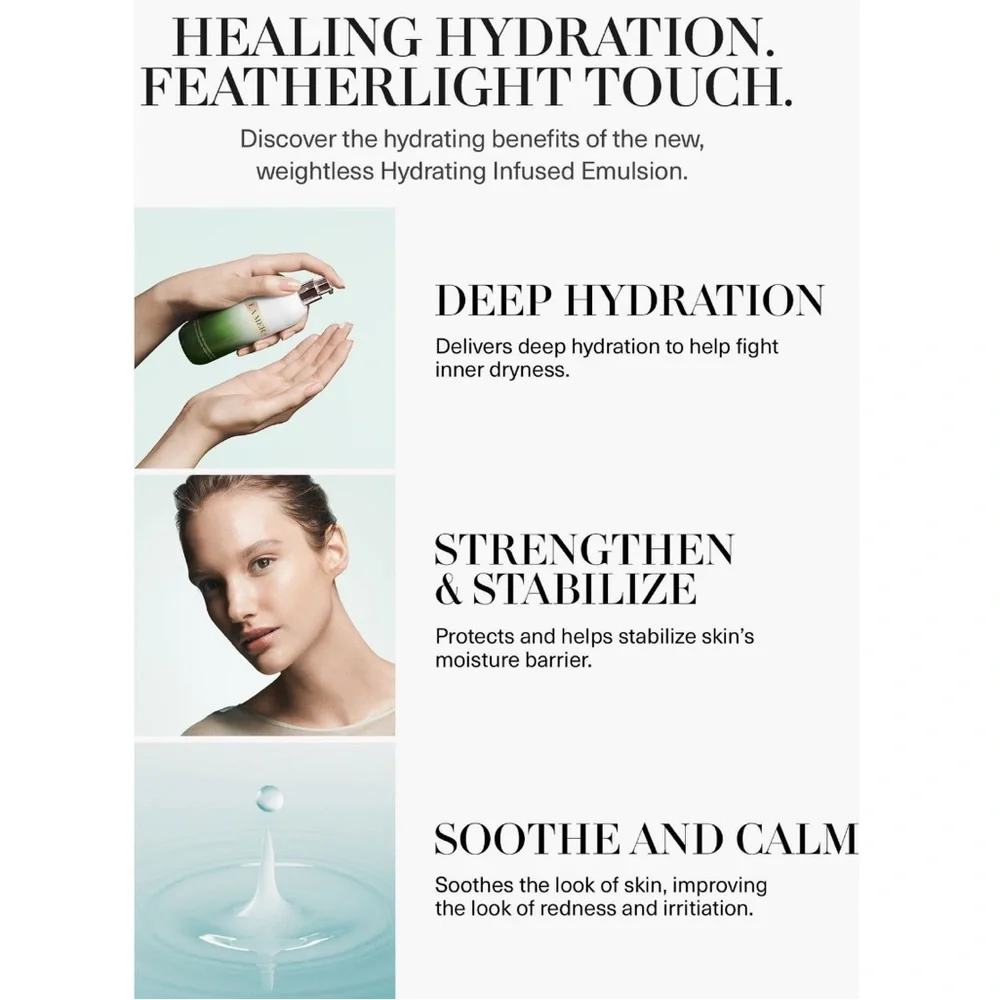 $12β€οΈβπ₯ La Mer The Hydrating Infused Emulsion Moisturizer πͺ NEW - Picture 4 of 6